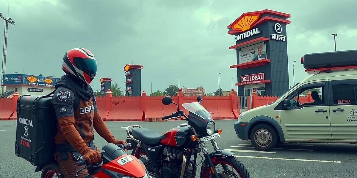 Delhi Deal Dominator advanced business empire with multiple stores, delivery vehicles, and office headquarters